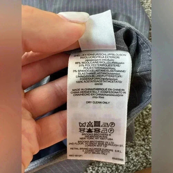 Brooks Brothers 346 Lined Suit Skirt - Picture 4 of 6